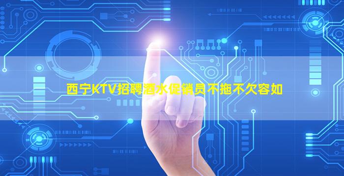 西宁KTV招聘酒水促销员不拖不欠容如